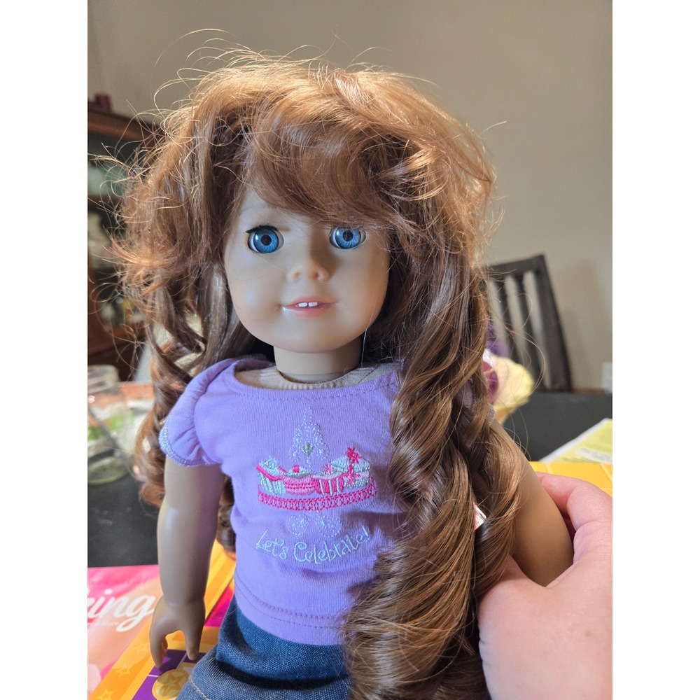 Cheris Collection Auburn Curly Doll Wig Jullien 14-15in